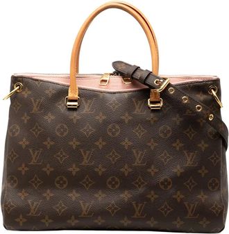 Louis Vuitton Borsa a tracolla Pallas MM con monogramma 2019 - Marrone