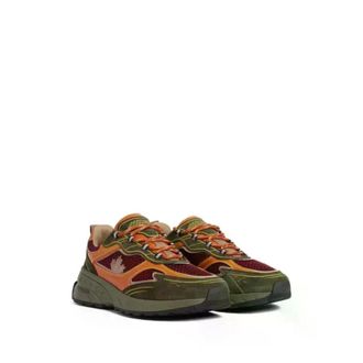 Dsquared2 Schoenen, Heren, Groen, 42 EU, Leer, Sprinter Sneakers