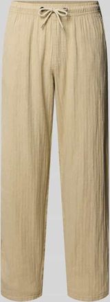 Redefined Rebel Hose aus Leinen-Baumwoll-Mix mit elastischem Bund in Offwhite, Gr&ouml;&szlig;e XXL