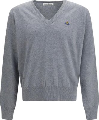 Vivienne Westwood Mark Sweater - Knitwear - Hombre - Gris - XL