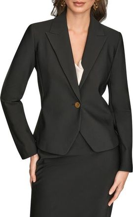 DKNY Peplum Blazer in Black at Nordstrom, Size 10