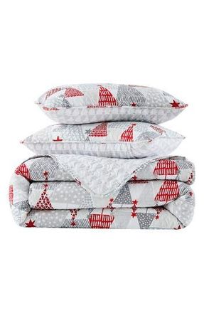 Southshore Fine Linens Merry and Bright Oversize Holiday Quilt Set at Nordstrom Rack, Size King/california King