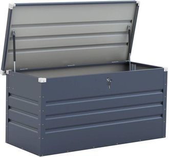 Habitat et Jardin Contenitore da giardino Store - 680 L - 165 x 69 x 60 cm - Grigio