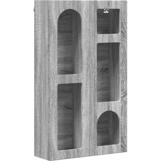 vidaXL Mueble Colgante Con Estante Gris Sonoma 59 X 20 X 100 Cm Vidaxl