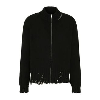 Marni Cardigans, male, Black, Size: L Cardigan