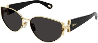Chlo&eacute; Marcie Zonnebrillen - Dames - Zonnebrillen - Geel - 59 MM - Accessoires
