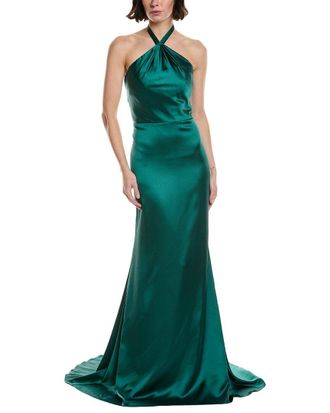 Rene Ruiz Stretch Satin Gown