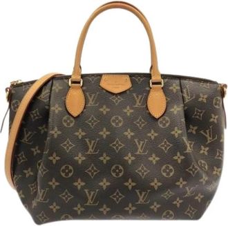 Louis Vuitton Pre-owned Vintage Monogram Canvas Handbag - Dames - Vintage Handtas - Bruin - ONE Size - Vintage