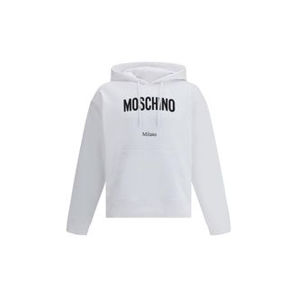 Moschino White Cotton Mens Sweatshirt
