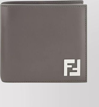 Fendi leather bifold wallet