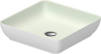 Duravit Duravit - Sivida Lavabos Sobre Encimera Cuadrado, 400x400mm, Sin