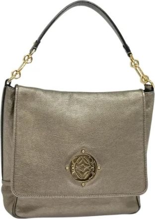 Loewe Tweedehands leren handtassen - Dames - Vintage Handtas - Geel - ONE Size - Leer - Vintage