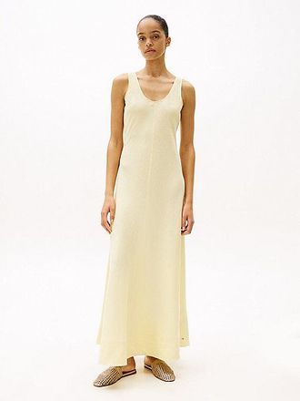 Tommy Hilfiger Linen Blend Maxi Dress