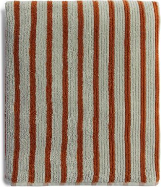 Parachute Resort Stripe Organic Cotton Towel in Sage With Russet at Nordstrom, Size Hand Towel
