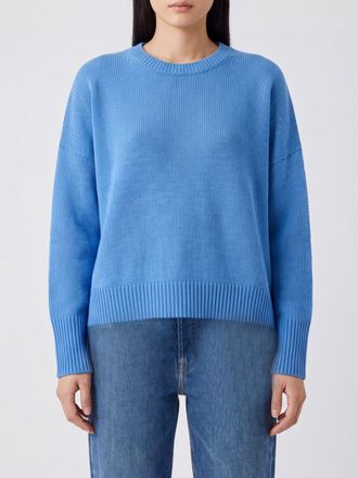 Lisa Yang Maglia girocollo in puro cashmere con maniche lunghe e bordi a costine