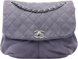 Chanel Pre-owned Trianon Schoudertas - Dames - Vintage Schoudertas - Grijs - ONE Size - Leer - Vintage