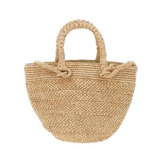 Ibeliv Tote Bags, female, Beige, Size: ONE SIZE Arona Bucket Bag