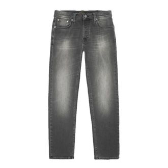 Nudie Jeans Solid Ollie Jeans - Heren - Jeans - Blauw - Maat: W36 L32 Katoen