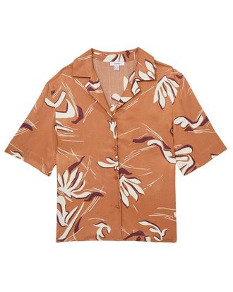 Reiss Sandy Floral Print Top