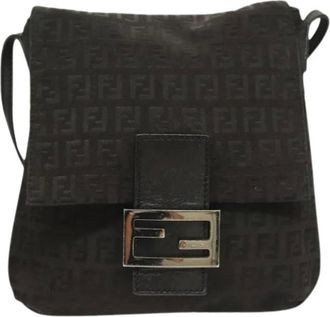Fendi Pre-owned Cross Body Bags, female, Black, Size: ONE SIZE Pre-owned Cross Body Bag