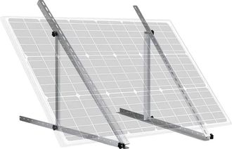 OEM Soporte Para Panel Solar, &Aacute;ngulo Ajustable, Aleaci&oacute;n De Aluminio Duradera, Blanco