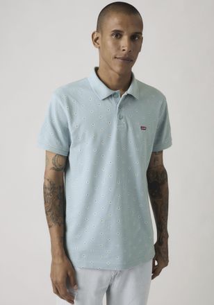 Levi's Poloshirt LEVIS LEVIS HM POLO, Herren, Gr. XL, vigo geo forget, me, not pique, Jersey, Obermaterial: 100% Baumwolle, regular fit, Shirts Poloshirt, mi