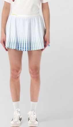 Casablanca tennis pleated jacquard racer skirt