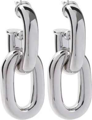 Paco Rabanne Link Oorbellen - Dames - Oorbellen - Grijs - ONE Size - Accessoires