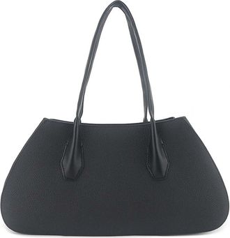 Generic Saddle Bag Hobo Bags for Women Vegan Leather Crossbody Designer Large Underarm Handbags Simplicity Retro Trendy(BLACK)