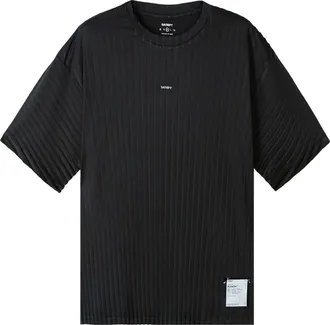 SATISFY Auralite Pleated T-Shirt Black 11043-00001-SA