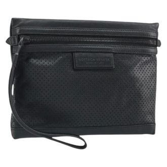 Bottega Veneta Pre-owned Clutches, female, Black, Size: ONE SIZE Pre-owned Vintage Hand Bag