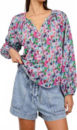 Rails Indi Long Sleeve Blouse In Spring Meadow