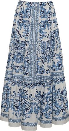 Cara Cara Melanie maxi skirt - White