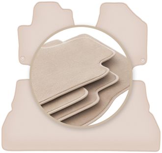 OEM Alfombrillas Premium Beige Para: Chrysler Pacifica Ii 5 Plazas 2017