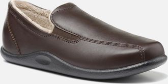 Hotter Mens Relax Mens Warm Lined Slippers - Brown - Size: 12