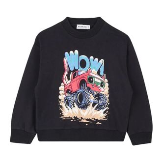 BILLIEBLUSH Graphic-print Crew-neck Sweatshirt - male - Billieblush - Kids Sweatshirts - Black - 6 Y - Kids