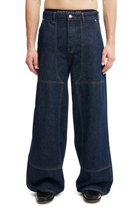 Cotton On Mens Super Baggy Balloon Jean in Carpenter Shutter Blue at Nordstrom, Size 32 X 32