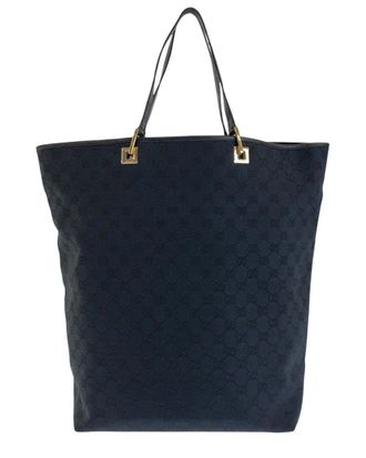 Gucci Black Gg Canvas Tote (Authentic Pre-Loved)