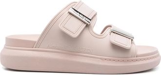 Alexander McQueen Sandalen met gegraveerd logo - Roze