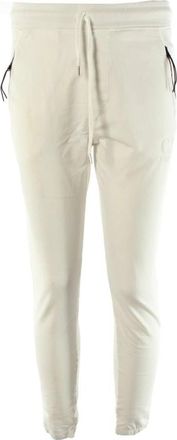 C.P. Company Light Fleece Logo Trainingsbroeken - Heren - Sweatpants - Wit - XL - Katoen - Broeken