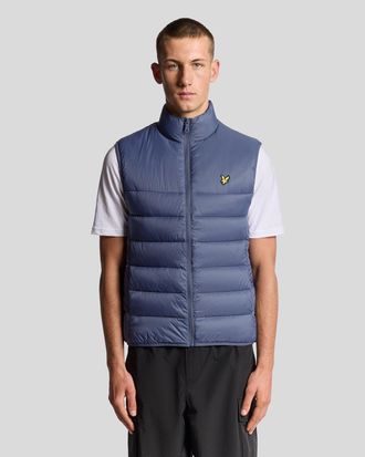 Lyle & Scott Puffer Gilet - Grijs
