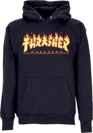 Thrasher Godzilla Flame Hood Heren Hoodie - Heren - Hoodies - Zwart - XL - Katoen - Hoodies & sweatvesten
