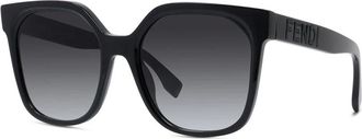 Fendi Zonnebril - unisex - Zonnebrillen - Zwart - ONE Size - Accessoires