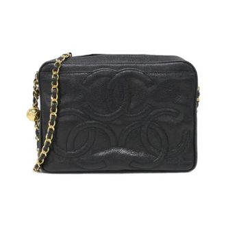 Chanel Pre-owned leren crossbodytas - Dames - Pre-owned - Zwart - Maat: ONE Size Leer