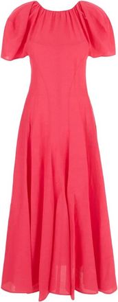 Tory Burch Dames, Jurken, Roze, Maat: XS Linnen