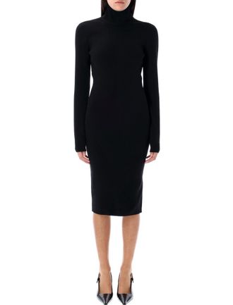 Givenchy Black Tied Midi Dress