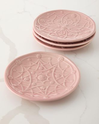 Juliska Jardins Du Monde Assorted Side/Cocktail Plates, Set of 4