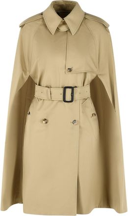 Burberry Trenchcoat Bellemont aus beige-sandfarbener Baumwolle
