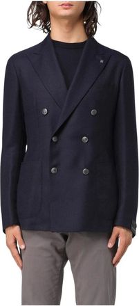 Tagliatore Blazers, male, Blue, Size: XL Montecarlo Doppiopetto Jacket