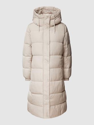 s.Oliver Red Label Steppmantel mit seitlichen Rei&szlig;verschlusstaschen in Beige, Gr&ouml;&szlig;e 36